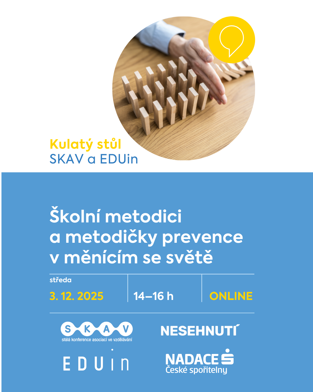 Kulaty stul SKAV a EDUin prosinec 2025 instagram 1 1 - SKAV